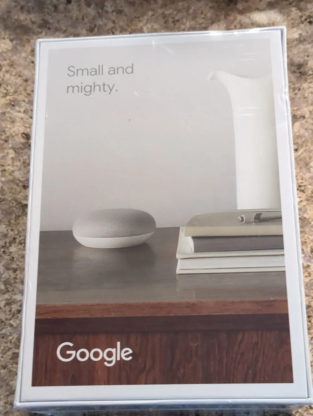 NIB Google Nest Mini 2nd Generation (Chalk) - Sealed Box